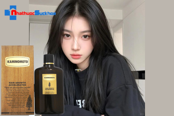 Kết hợp với serum thúc đẩy mọc tóc Kaminomoto 