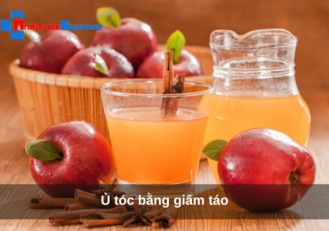 Ủ tóc bằng giấm táo