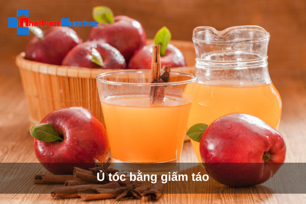 Ủ tóc bằng giấm táo