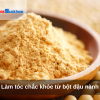 Làm tóc chắc khỏe từ bột đậu nành