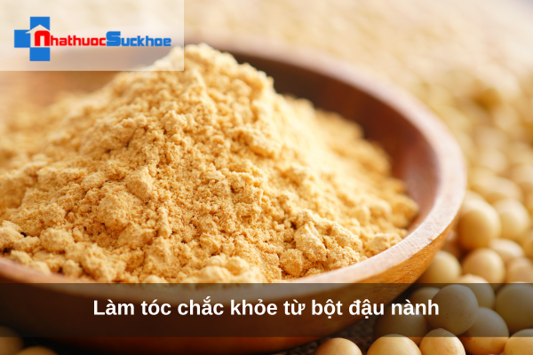 Làm tóc chắc khỏe từ bột đậu nành