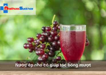 Nước ép nho có giúp tóc bóng mượt