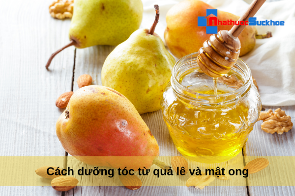 Cách dưỡng tóc từ quả lê và mật ong
