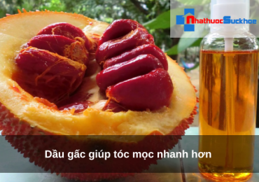 Dầu gấc giúp tóc mọc nhanh hơn
