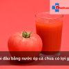Gội đầu bằng nước ép cà chua có lợi gì?