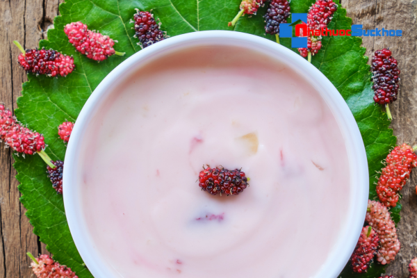 Lợi ích khi sử dụng mặt nạ sữa chua và dâu tằm 