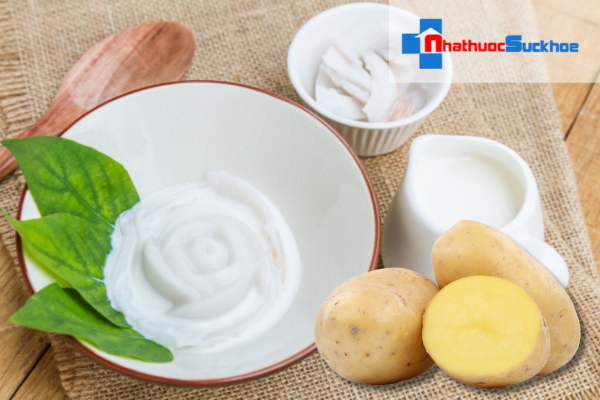 Cách làm mặt nạ tóc từ khoai tây và sữa chua