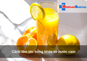 Cách làm tóc bóng khỏe từ nước cam