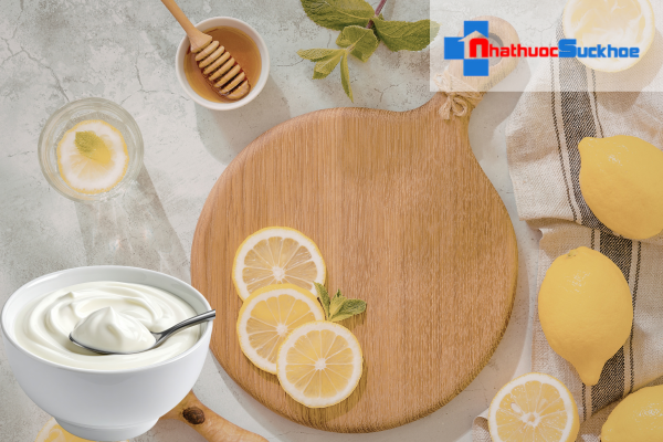 Mặt nạ mật ong, chanh và sữa chua