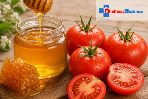 Mặt nạ mật ong và cà chua